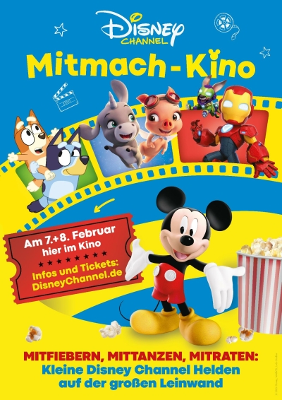 Filmplakat Disney Channel Mitmachkino Februar 26